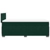 vidaXL Cama box spring con colch&oacute;n terciopelo verde oscuro 90x190 cm