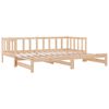 vidaXL Sof&aacute; cama nido madera maciza de pino 90x200 cm