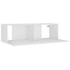 vidaXL Set de muebles para TV 8 piezas madera contrachapada blanco