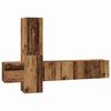 vidaXL Conjunto de mueble de TV 5 uds. Madera envejecida