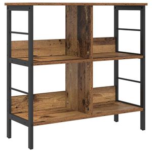 vidaXL Estante de libros 4 niveles 82 x 32 x 79 cm Madera Vieja