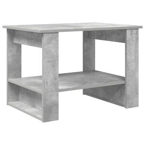 vidaXL Mesa de Caf&eacute; Gris Concreto 72 x 50 x 50 cm Madera de ingenier&iacute;a