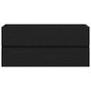 vidaXL Mueble para lavabo roble negro 100x38,5x45 cm madera ingeniería