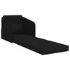 vidaXL Sof&aacute; cama Negro 65 x 80 x 83 cm tela