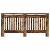vidaXL Cubierta de Radiador Roble ahumado 172 x 19 x 81,5 cm