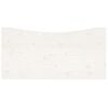 vidaXL Tablero de escritorio madera maciza pino blanco 110x60x2,5 cm