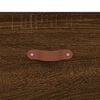vidaXL Aparador de madera de ingenier&iacute;a roble marr&oacute;n 100x36x60 cm