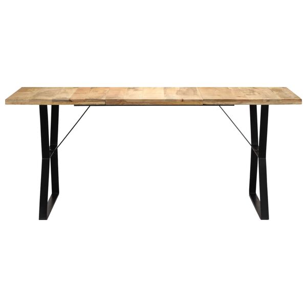 vidaXL Mesa de comedor de madera maciza de mango 180x90x76 cm