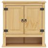 vidaXL Armario de ba&ntilde;o Corona madera maciza de pino 70x33x71,5 cm