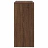 vidaXL Aparador con caj&oacute;n roble marr&oacute;n 80x34x76 cm madera ingenier&iacute;a