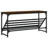 vidaXL Mueble zapatero madera de ingenier&iacute;a marr&oacute;n roble 90x30x45 cm