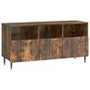 vidaXL Mueble de TV con caj&oacute;n Roble Ahumado 102 x 34,5 x 50 cm
