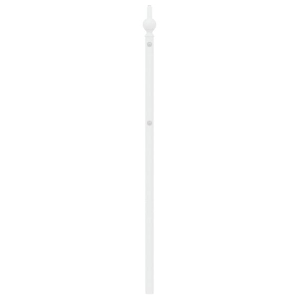 vidaXL Cabecero de metal blanco 200 cm