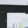 vidaXL Mueble colgante con puerta 2 pcs Roble Negro y 40 x 31 x 40 cm