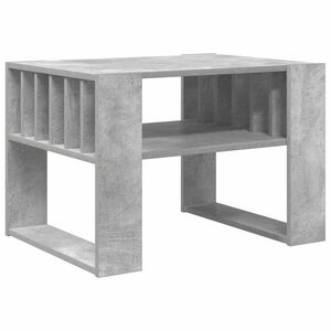 vidaXL Mesa de Caf&eacute; Gris Concreto 66 x 49,5 x 45 cm