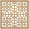vidaXL Adorno de pared de jard&iacute;n acero corten dise&ntilde;o morisco 55x55 cm