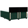 vidaXL Cama box spring con colch&oacute;n terciopelo verde oscuro 180x200 cm