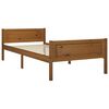vidaXL Estructura de cama 2 cajones madera pino marr&oacute;n miel 90x200 cm