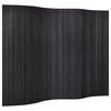 vidaXL Biombo divisor de bamb&uacute; gris ancho 250 cm alto 165 cm