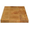 vidaXL Tablero de mesa rectangular madera maciza mango 70x30x2,5 cm