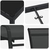 vidaXL Conjunto de Comedor de Jard&iacute;n 3 pcs Negro