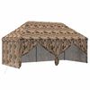 vidaXL Toldo Pop-up con 4 Paredes Laterales 3 x 6 m Camuflaje Bosque