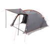 vidaXL Tienda de campa&ntilde;a tipo t&uacute;nel Gris y naranja 361 x 235 x 147 cm