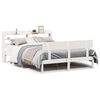 vidaXL Estructura de cama sin colch&oacute;n madera maciza de pino 160x200 cm