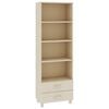 vidaXL Aparador HAMAR madera de pino maciza marr&oacute;n miel 60x35x180 cm