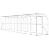 vidaXL Gallinero Contra Pared Plateado 600 x 150 x 215 cm