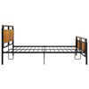 vidaXL Estructura de cama sin colch&oacute;n metal 200x200 cm