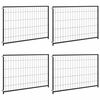 vidaXL Jaula para animales sin puerta Negro 300 x 100 x 70 cm Acero