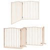 vidaXL Puerta para perros plegable 12 paneles madera de &aacute;lamo 960 cm
