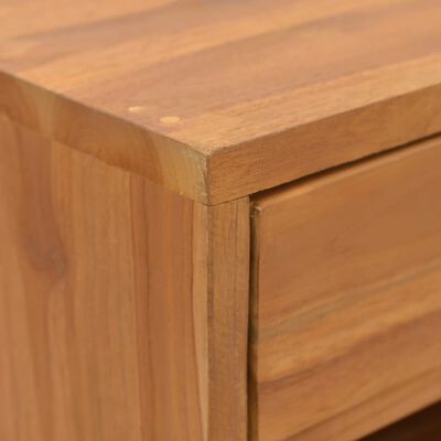 vidaXL Mueble de almacenaje madera maciza de teca 40x30x76 cm