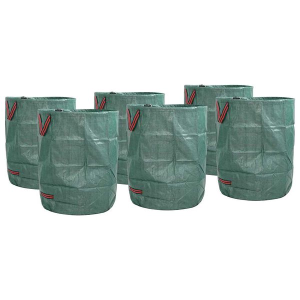 vidaXL Bolsas de Desechos de Jard&iacute;n 12 pcs Verde 66 x 66 x 83,5 cm