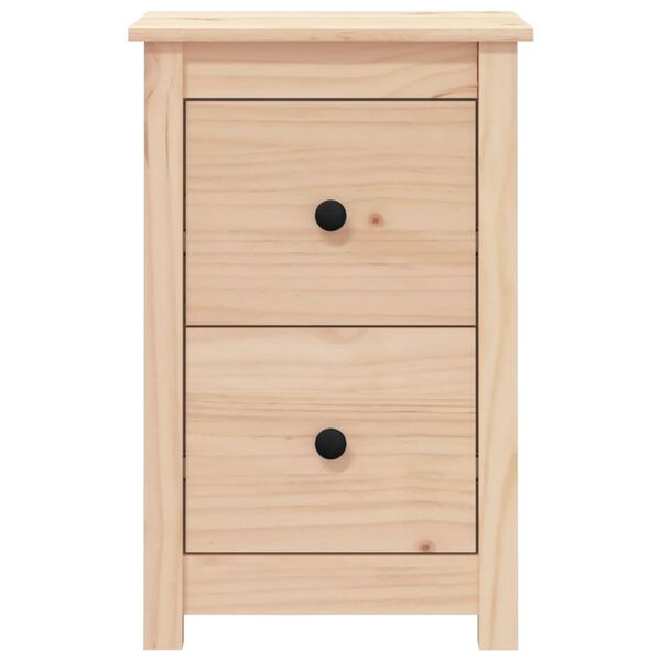 vidaXL Mesita de noche madera maciza de pino 40x35x61,5 cm