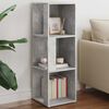 vidaXL Mueble de esquina madera ingenier&iacute;a gris hormig&oacute;n 33x33x100 cm