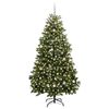 vidaXL &Aacute;rbol de Navidad artificial Verde 240 cm PVC y Metal