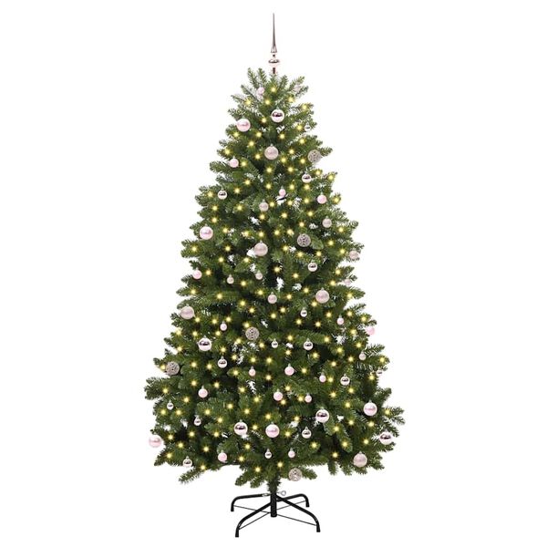 vidaXL &Aacute;rbol de Navidad artificial Verde 240 cm PVC y Metal