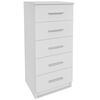 vidaXL Sinfonier de madera contrachapada 41x35x106 cm blanco