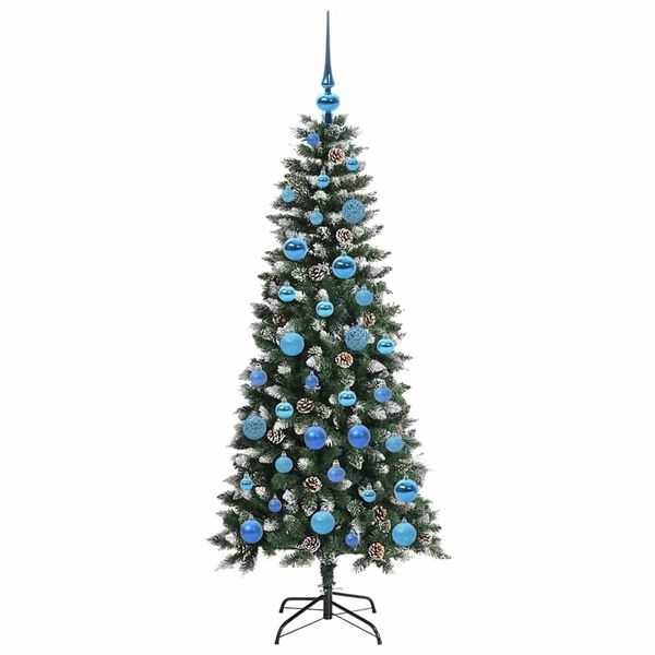 vidaXL &Aacute;rbol de Navidad artificial Verde 150 cm PVC, Pl&aacute;stico y Acero