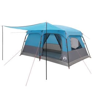 vidaXL Tienda Familiar Azul 420 x 305 x 200 cm Poli&eacute;ster y Acero
