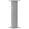 vidaXL Soportes para plantas 2 uds madera gris Sonoma 30x30x95 cm