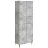 vidaXL Juego de armarios 2 uds. Gris Hormig&oacute;n Madera de ingenier&iacute;a