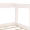 vidaXL Estructura de cama para niños madera de pino blanco 70x140 cm