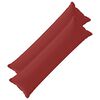 vidaXL Funda de almohada 2 uds. HOUTEN Rojo vino 40 x 145 cm Poli&eacute;ster