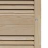 vidaXL Puerta de Armario con puerta 4 pcs Natural 140.5 x 2 x 59.5 cm