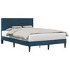 vidaXL Estructura de cama con cabecera Azul 160 x 200 cm Terciopelo