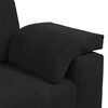 vidaXL Sofá Loveseat Terciopelo Negro 120 cm