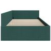 vidaXL Estructura de cama en esquina Verde oscuro 90 cm x 200 cm